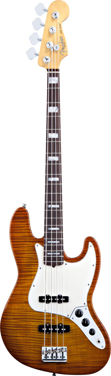 Fender American Select Jazz Bass RW Amber Burst END OF LINE