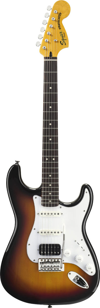 Squier Vintage Modified Strat HSS RW 3 Tone Sunburst