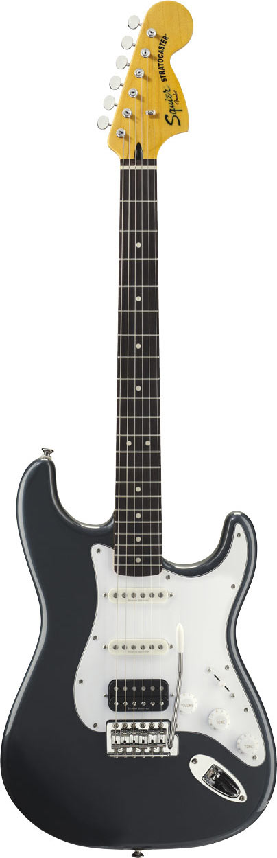 Squier Vintage Modified Strat HSS RW Charcoal Frost Metallic (2012)