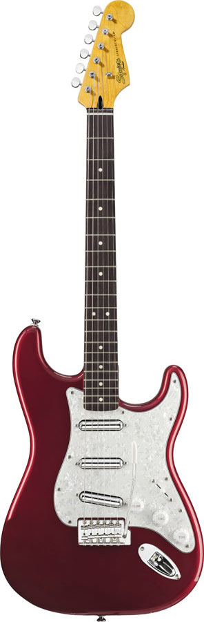 Squier Vintage Modified Surf Strat RW Candy Apple Red
