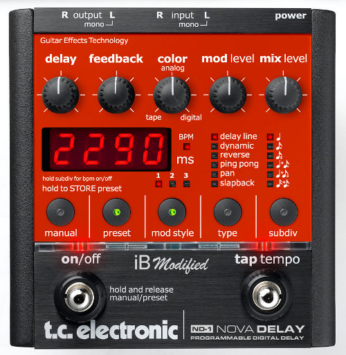 TC Electronic Nova Delay iB Modified