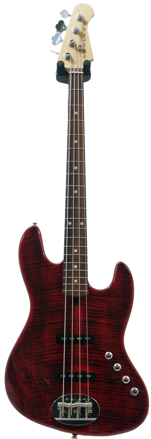 Lakland Skyline 44-AJ Active J Style 4 String Trans Red RW