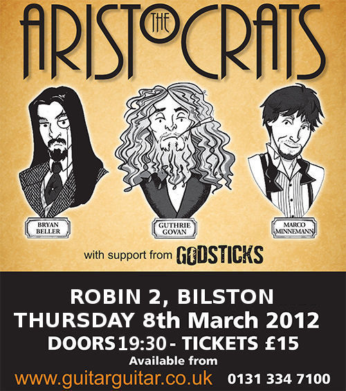 Tickets The Aristocrats, Birmingham, Robin 2, Bilston, 8th March 2012