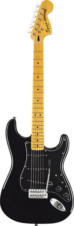 Squier Vintage Modified 70s Strat MN Black