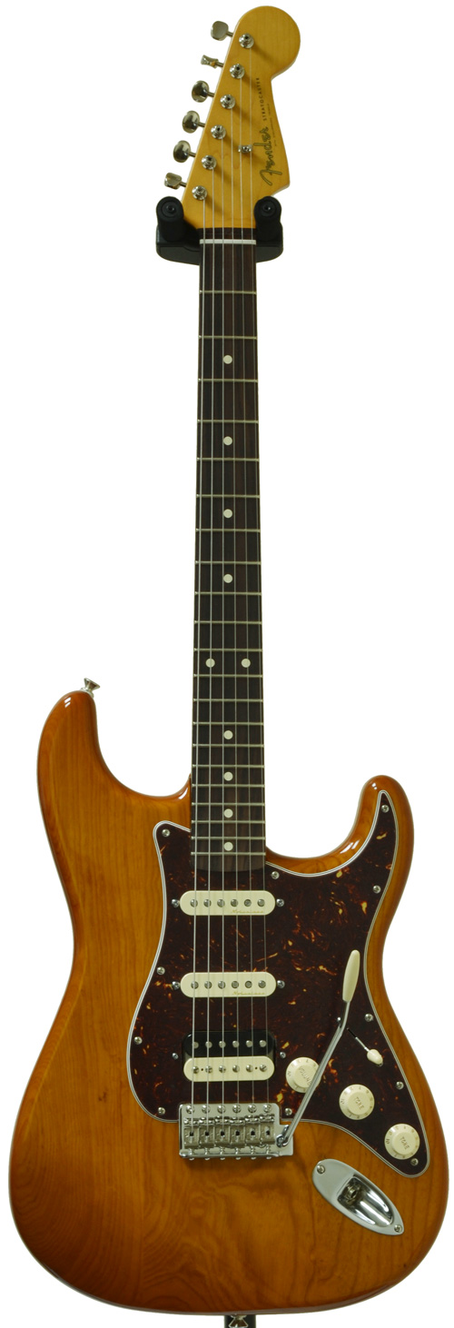 Fender FSR TBX Boost Player Strat HSS Amber Transparent