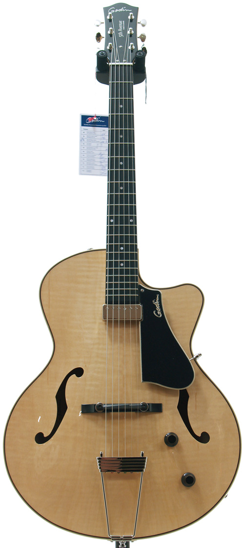 Godin 5th Avenue Jazz Natural Flame HG