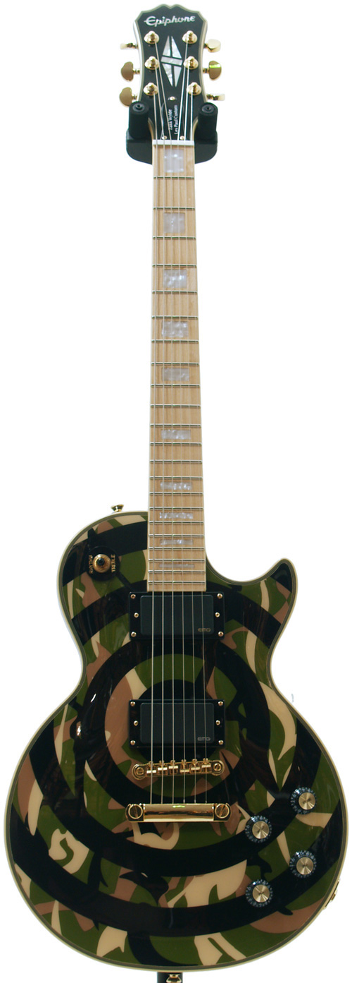 Epiphone Zakk Wylde Les Paul Custom Plus Camo EMG 81 + 85