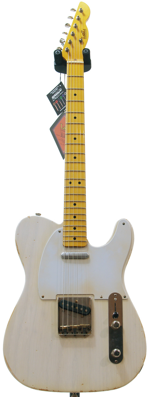LSL Instruments TB SA VC T Bone Swamp Ash Vintage Cream White Guard MN 'Valenta'