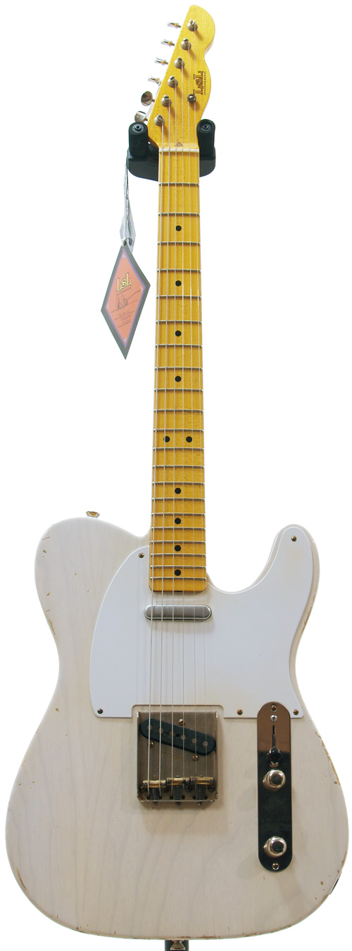 LSL Instruments TB SA VC T Bone Swamp Ash Vintage Cream White Guard MN 'Shoshone'