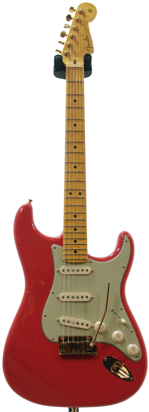 Fender Custom Shop Custom Deluxe Strat NOS Fiesta Red Gold HW AA Neck #R61270