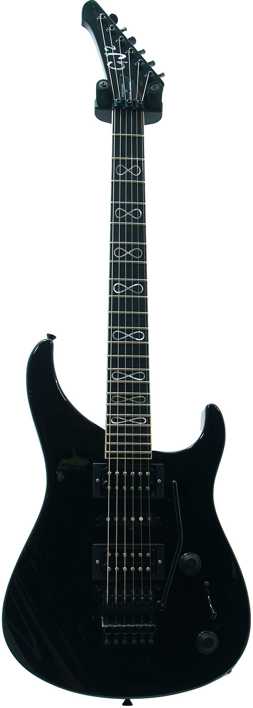 GJ2 by Grover Jackson Arete 5 Star Jet Black HSH Reverse Headstock Black Hardware #1445