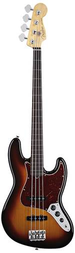 Fender American Standard Jazz Bass RW Fretless 3-Tone Sunburst