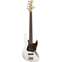 Fender American Standard Jazz Bass V RW Olympic White Front View