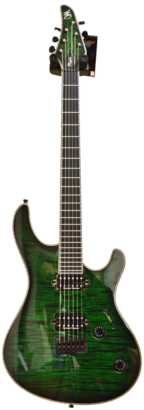 Mayones Regius 6 Trans Dirty Green Burst