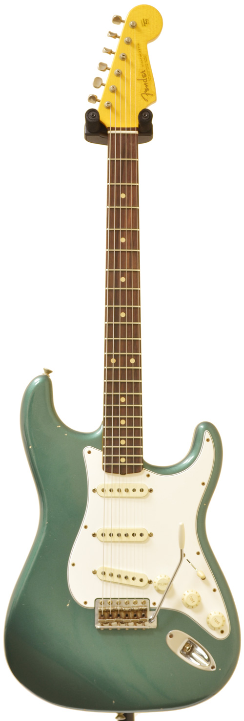 Fender Custom Shop 1960's Duo Tone Stratocaster Relic Sherwood Green Metallic #CZ518160