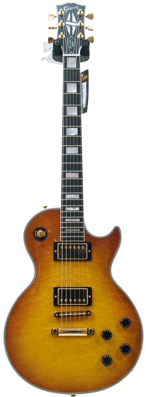 Gibson Custom Shop Les Paul Custom Figured Honeyburst RW Board #CS201044