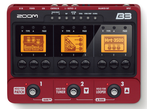 Zoom B3 Bass Effects and Amp Simulator | guitarguitar