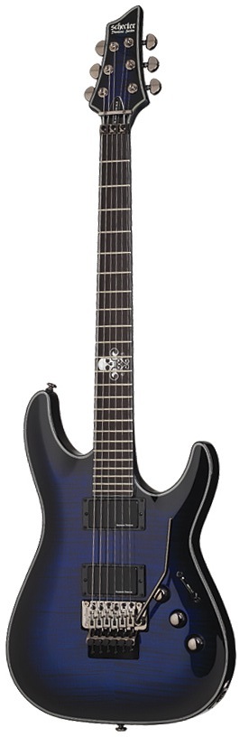 Schecter Blackjack SLS C-1 FR Active See Thru Blue Burst