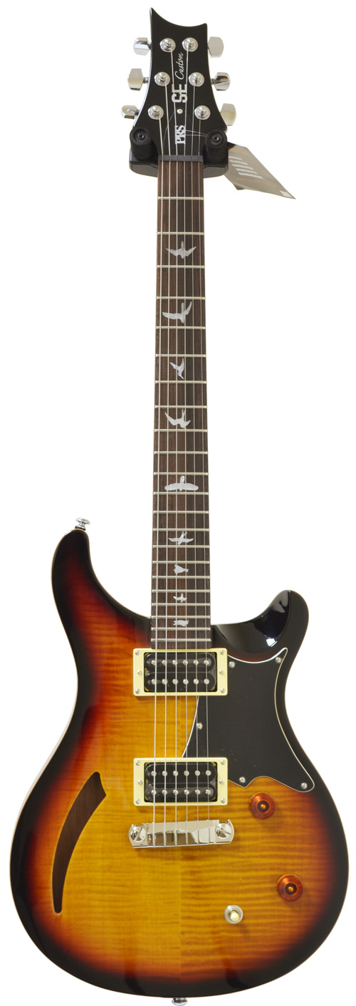 PRS SE Custom Semi Hollow Tri Colour Sunburst