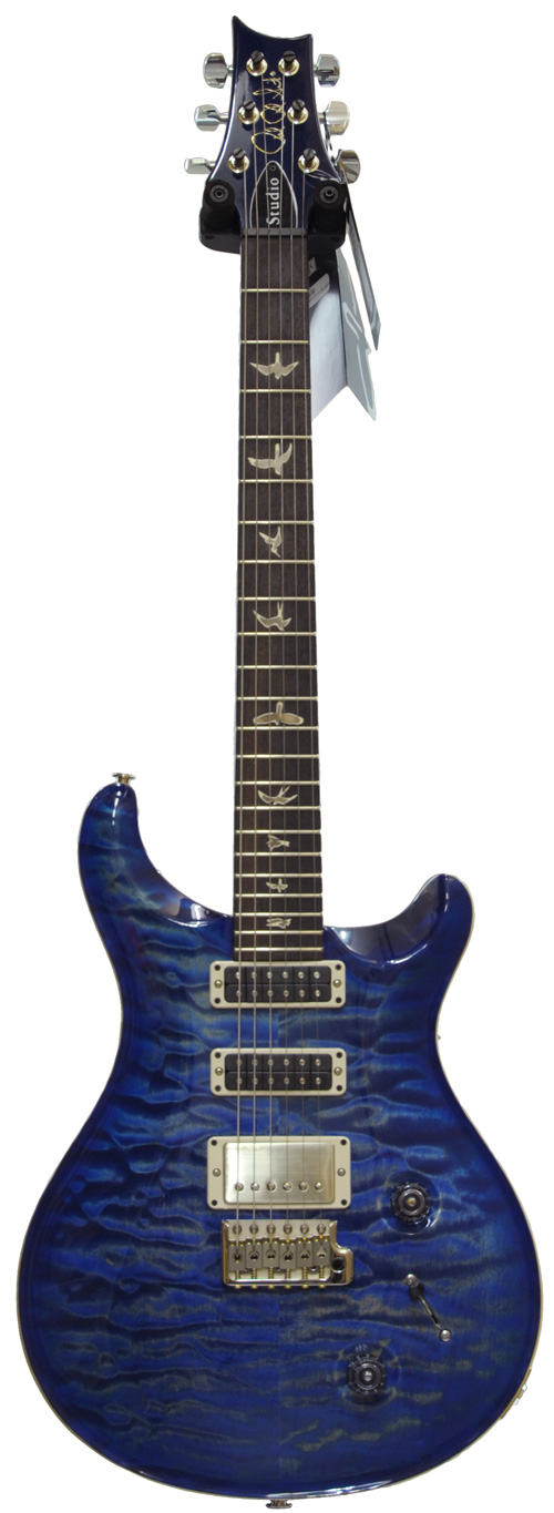 PRS Studio Faded Blue Burst 10 Top Pattern Fat V12 #181216