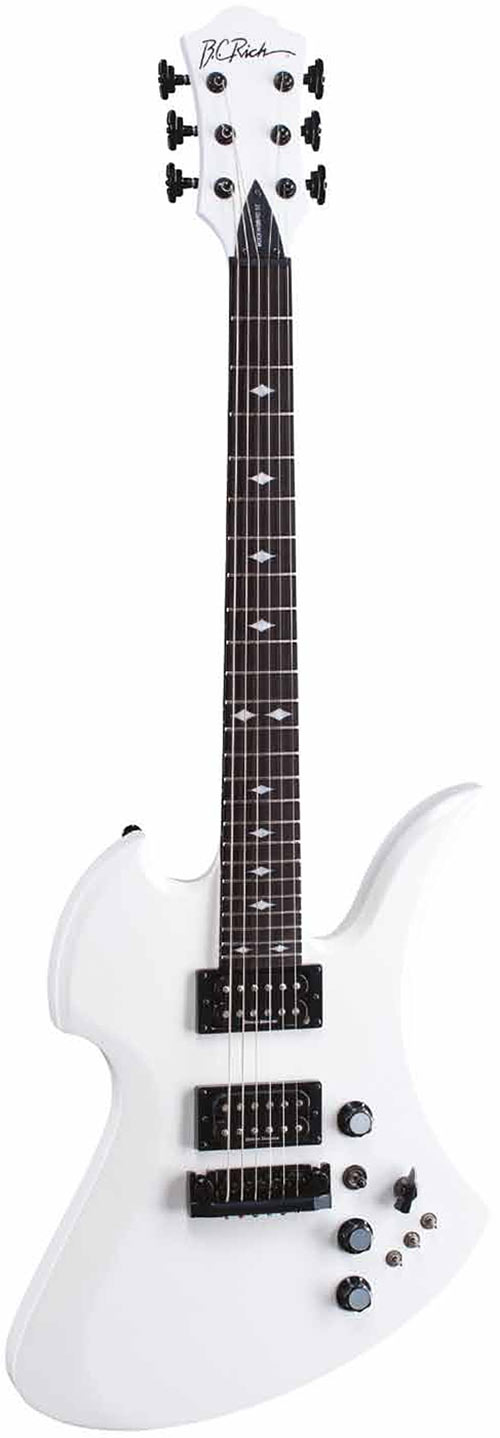 BC Rich Mockingbird STQ Hardtail Pearl White (Discontinued)