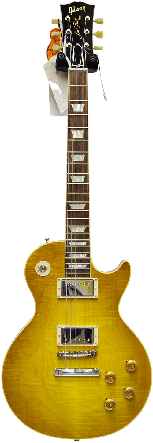 Gibson Custom Shop LPR9 Yamano 1959 Les Paul Reissue Hard Rock Maple Lemonburst #92538