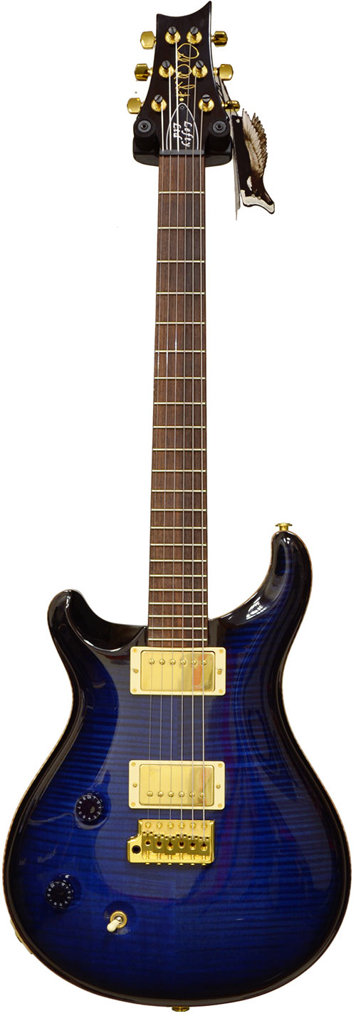 PRS Custom 22 Lefty Sapphire Smokeburst 10 top #161003 (Ex-Demo)