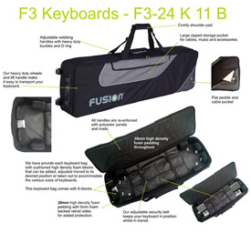 Fusion F3-23 K 10 B 61-76 Key Bag with Wheels