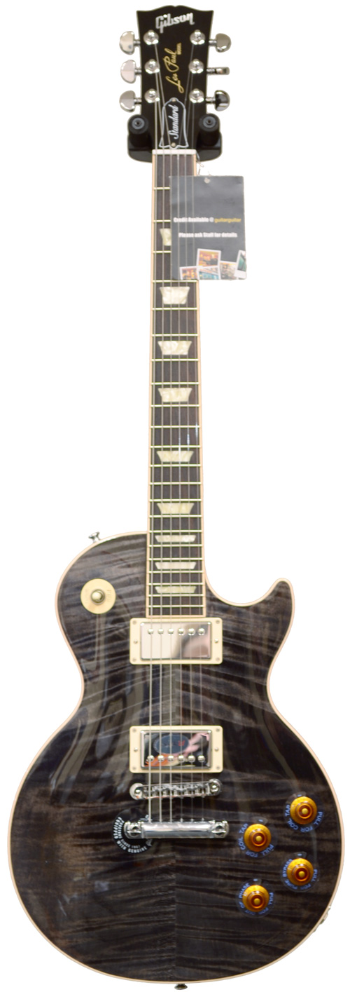 Gibson Les Paul Standard Premium Plus Trans Black Chrome Hardware (2012) #114020623