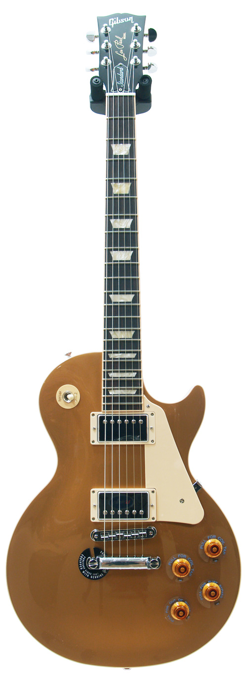 Gibson Les Paul Standard Gold Top Chrome Hardware (2012) #112920482