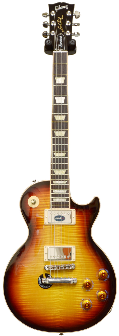 Gibson Les Paul Standard Premium Plus Fireball Chrome Hardware (2012) #113820397