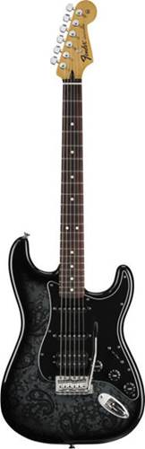 Fender FSR Black Paisley Strat HSS RW