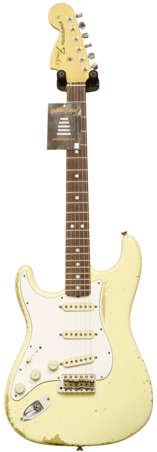 ☆Custom Heavy Relic Stratocaster☆SQUIER★ Fender Custom Shop Strat Heavy Relic Vintage White RW LH #R57227