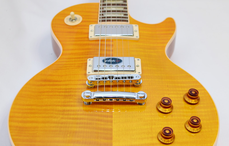 Gibson Les Paul Standard Premium Plus Trans Amber Chrome Hardware 