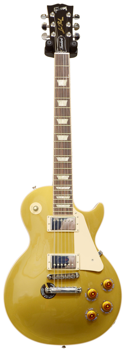 Gibson Les Paul Standard Gold Top Chrome Hardware (2012) #118520420