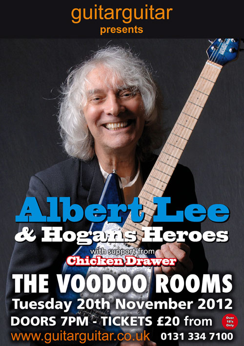 Tickets Albert Lee and Hogans Heroes, Voodoo Rooms 20th November 2012