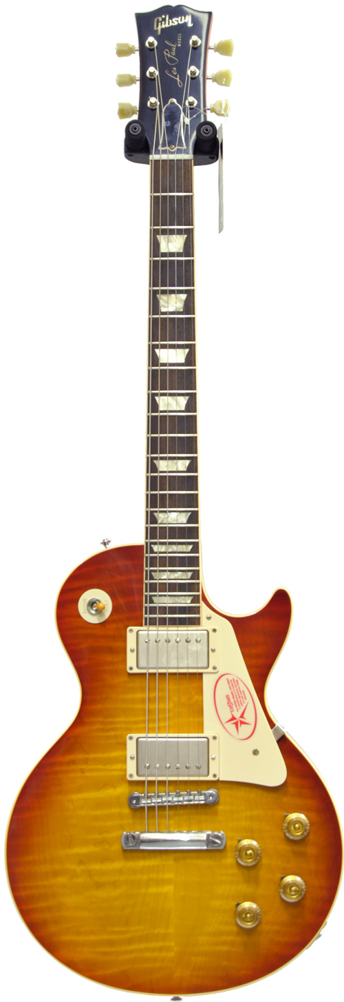 Gibson Custom Shop Les Paul 1959 Reissue Flametop Washed Cherry V.O.S #90855
