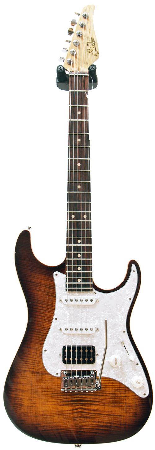 Suhr Limited Edition Korina Flame Bengal Burst #19531