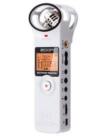 Zoom H1 V2 White Handy Recorder