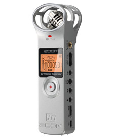 Zoom H1 V2 Silver Handy Recorder