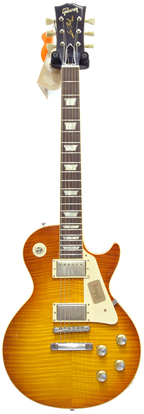 Gibson Custom Shop LPR0 1960 Les Paul Lightly Aged Amber Orange Burst #02487