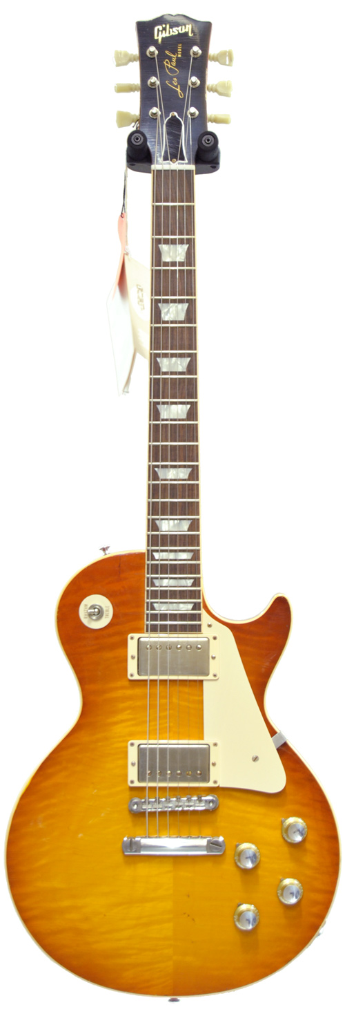 Gibson Custom Shop LPR0 1960 Les Paul Lightly Aged Amber Orange Burst #02510