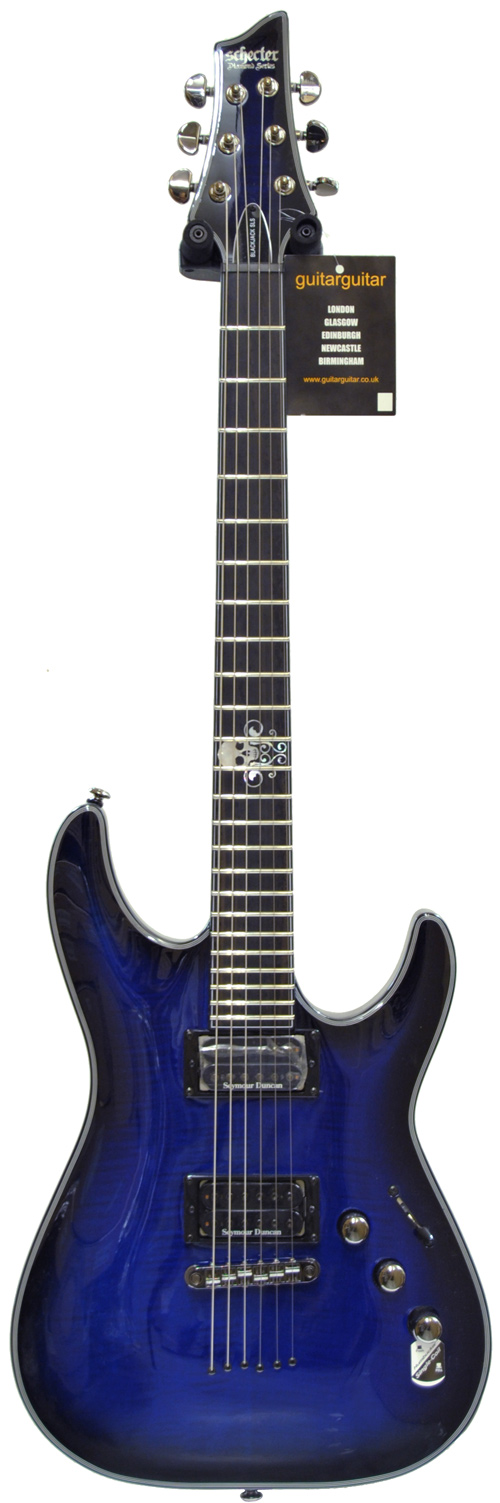 Schecter Blackjack SLS C-1 Passive See Thru Blue Burst
