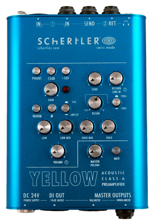 Schertler Yellow Single Class-A Preamp