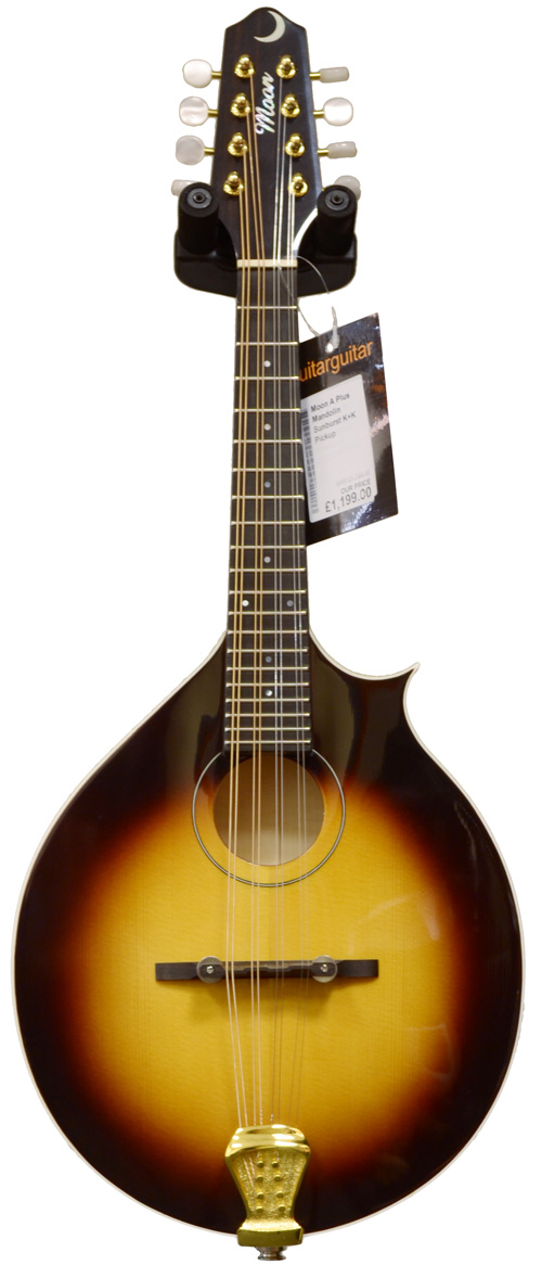 Moon A Plus Mandolin Sunburst K+K Pickup