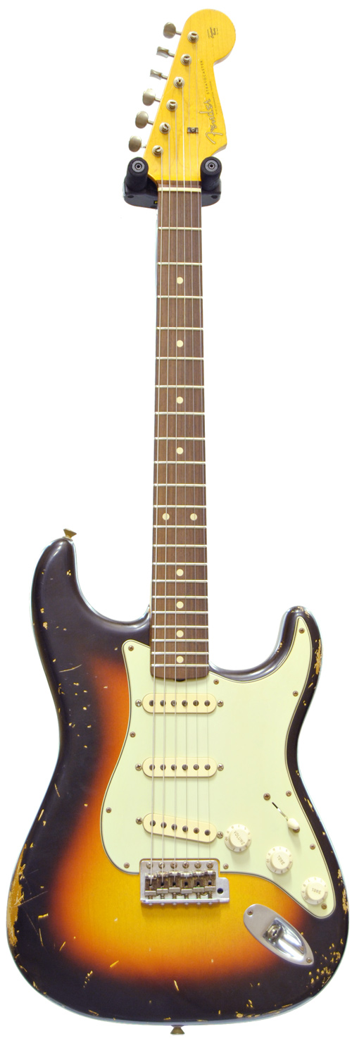 Fender Custom Shop 1960 Stratocaster Relic 3 Tone Sunburst Masterbuilt by Paul Waller #R67787