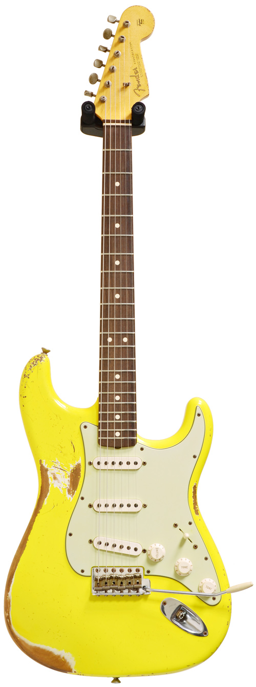 Fender Custom Shop 1960 Stratocaster Heavy Relic Graffiti Yellow #R6760