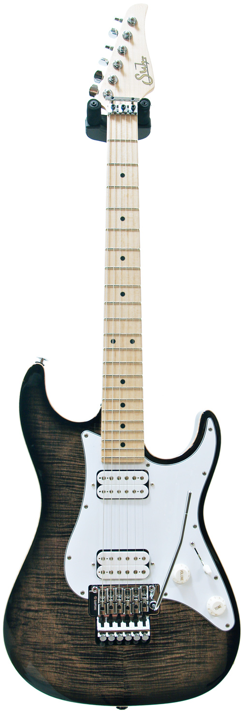 Suhr Pro Series S6 Charcoal Burst Floyd Rose MN #P4491