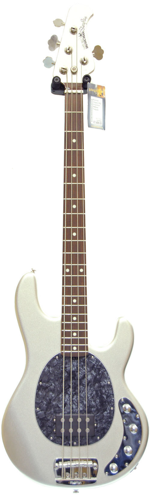 Music Man Stingray 4 3EQ RN Sterling Silver RW - Black PG