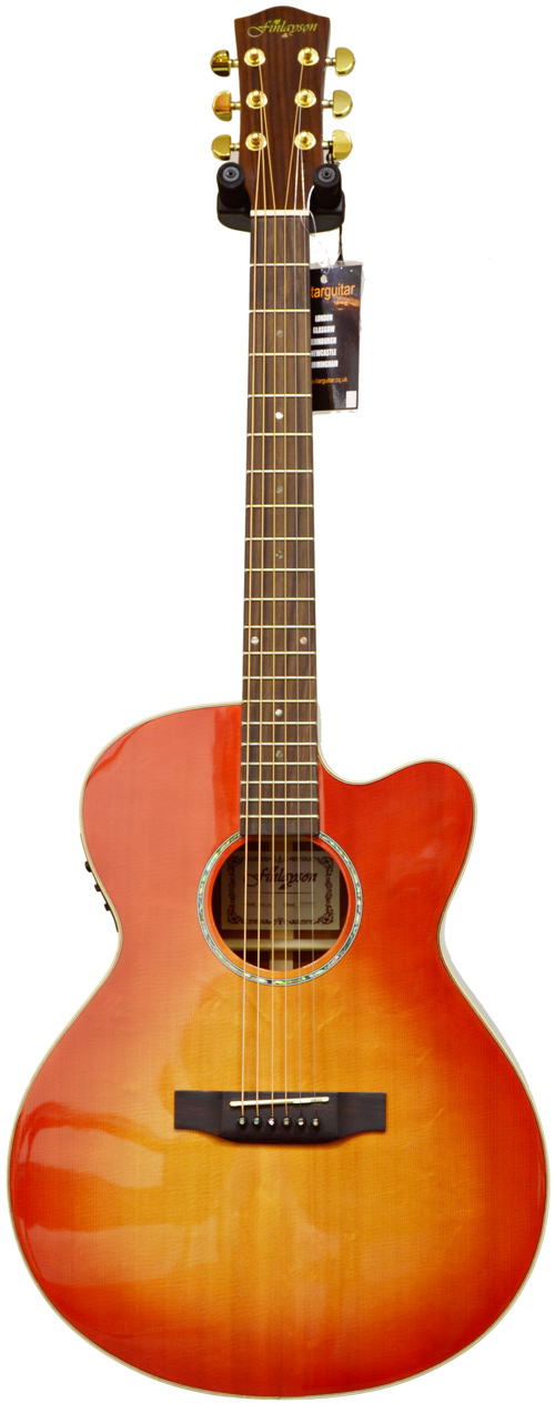 Finlayson OMCE-1-RB 000CE Red Sunburst Gloss